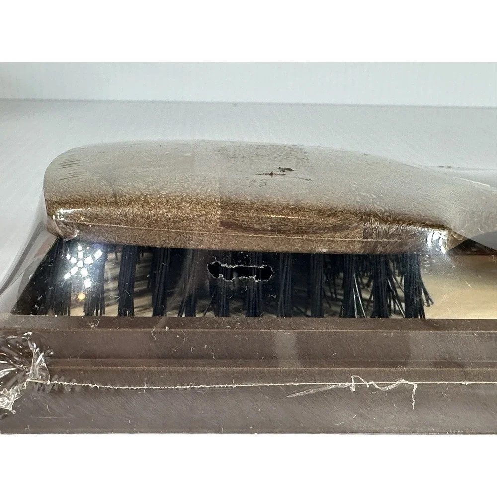 Vintage Bennington Comb Brush With Nylon Naturized Bristle NOS Sealed Package‎
